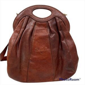 Vintage‎ Leather Oversized Gabbrielli Vittorio Handbag Purse